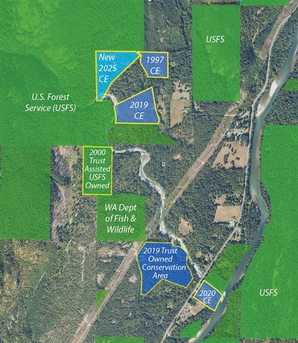 A map shows the new CE and several other conserved properties around it.